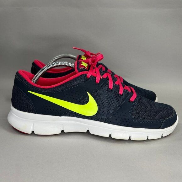 Nike Flex Experience RN Shoes Women's Size 10 Thunder Blue Volt Running Sneakers - Picture 1 of 12